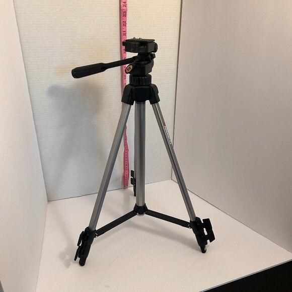 Ambico Adjustable Aluminum Tripod | Lightweight Camera & Video Stand - Picture 1 of 4